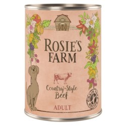 5 + 1 gratis! Rosie's Farm Adult 6 x 400 g - Rind