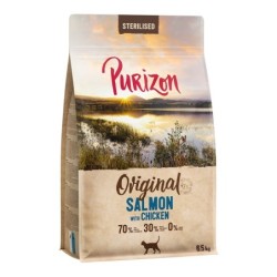 6,5 kg Purizon Katzenfutter zum Sonderpreis! - Sterilised Adult Lachs mit Huhn