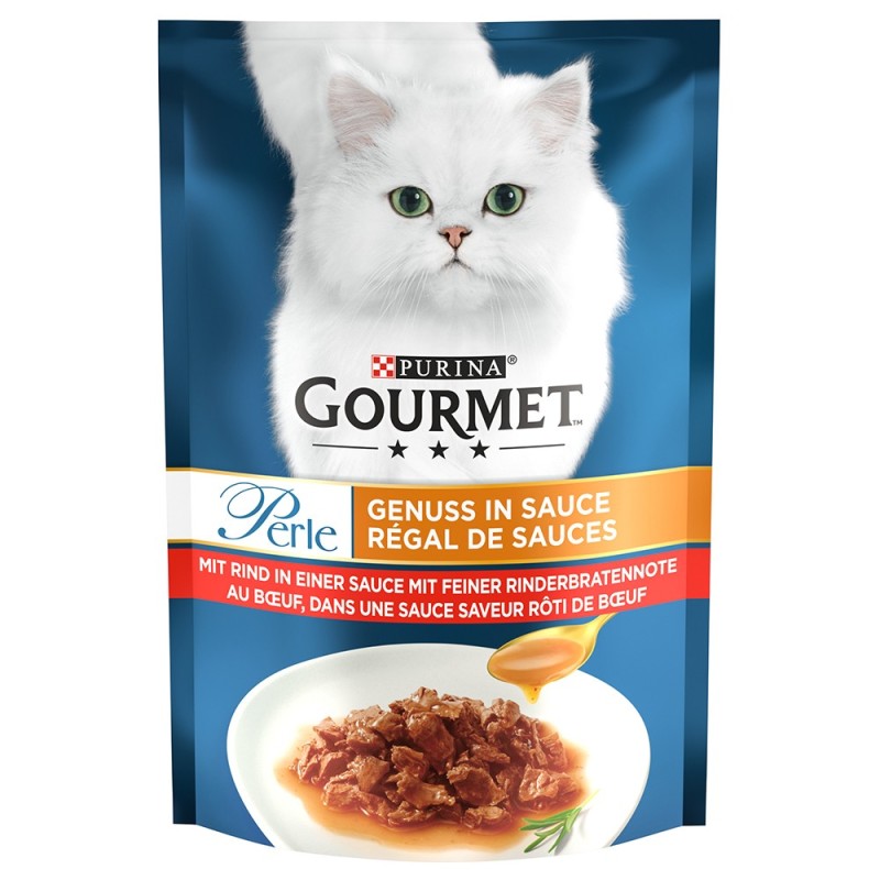 Gourmet Perle Genuss in Soße 26 x 85 g - Rind