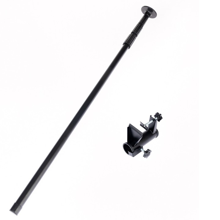 TIAKI Teleskopstange für Katzennetze - Sparset: Teleskopstange + Geländerklemme