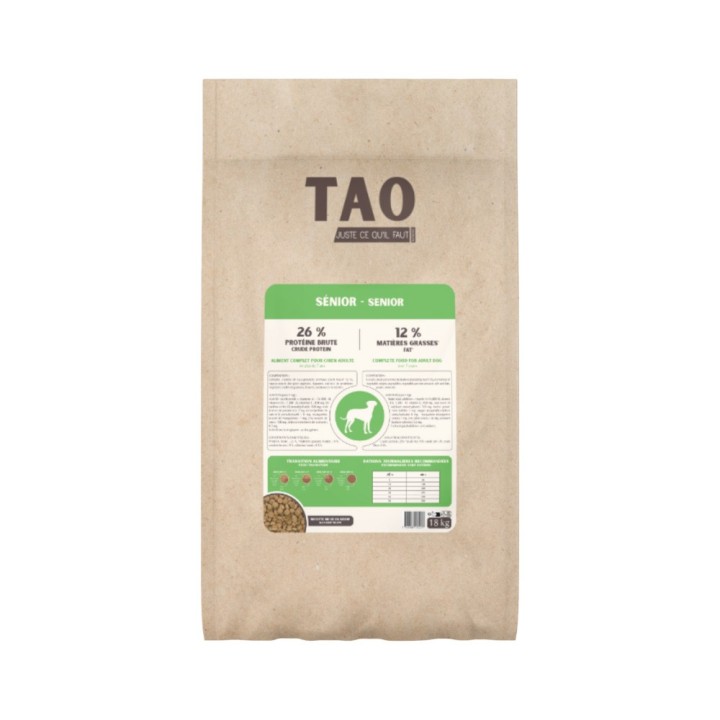 Nutrivet TAO Senior Hund mit Rind - 18 kg