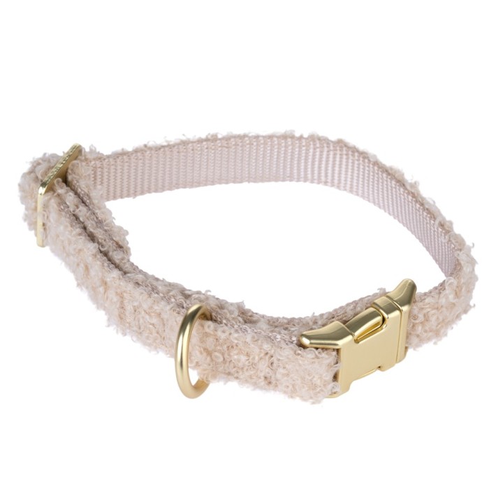 TIAKI Sherpa: Halsband, Leine, Scrunchie - Halsband Größe L: 42-66 cm Halsumfang