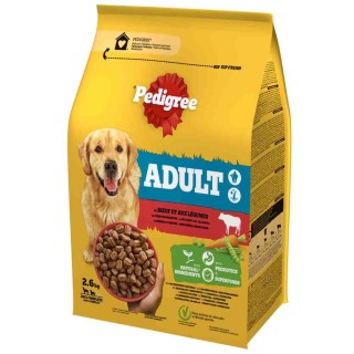 Pedigree Medium Adult mit Rind - 3 x 2,6 kg