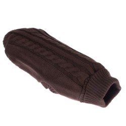 zooplus Basics Hundepullover, braun - ca. 35 cm Rückenlänge