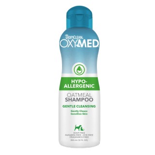 TropiClean OxyMed Hypoallergenes Shampoo für Haustiere - 355 ml