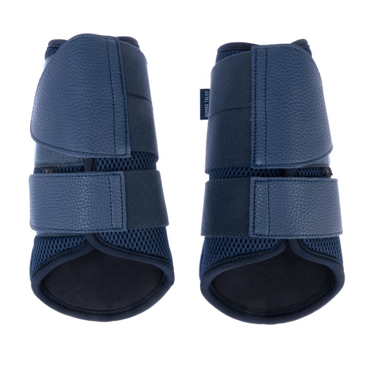 Nomad Tales Set Gamaschen & Hufglocken aus Kunstleder - 2 Gamaschen, Größe S