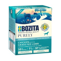 5 + 1 gratis! 6 x 370 g Bozita Purely Paté - mit Lamm