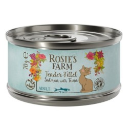 Rosie's Farm Tender Filet 12 x 70 g - Lachs mit Thunfisch