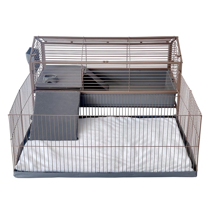 TIAKI Kleintierheim Chalet 120 - L 148 x B 123 x H 64 cm