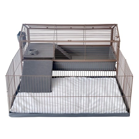 TIAKI Kleintierheim Chalet 120 - L 148 x B 123 x H 64 cm