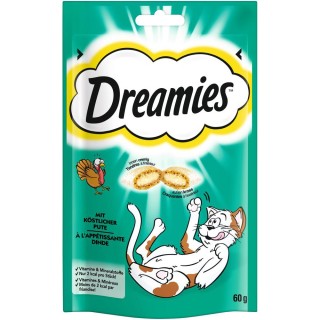 Dreamies Katzensnack Klassik - Sparpaket Pute (6 x 60 g)