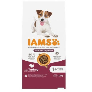 IAMS Advanced Nutrition Sensitive Digestion mit Pute - 12 kg