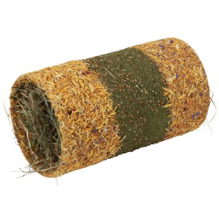 Kerbl Pet Native Snacks Gefüllter Kräutertunnel - Ø 14,5 x L 25 cm