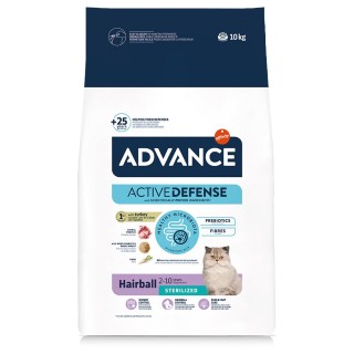 1 kg gratis! 10 kg Advance - Sterilized Hairball