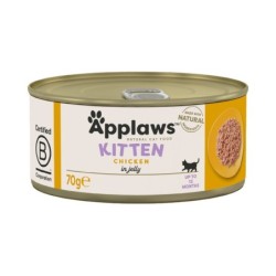 18 x 70 g Applaws zum Sonderpreis! - Kitten: Huhn