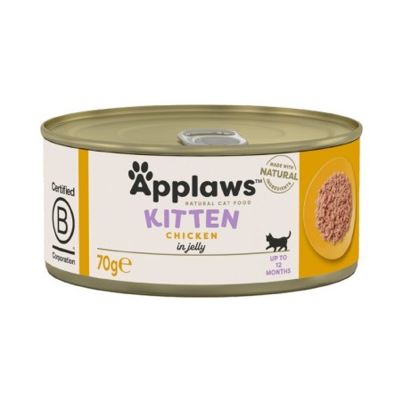 18 x 70 g Applaws zum Sonderpreis! - Kitten: Huhn