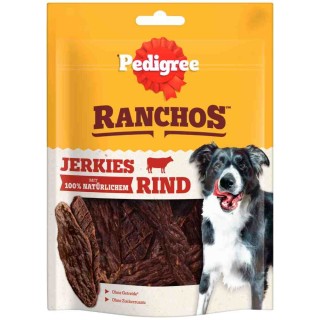Pedigree Adult Frischebeutel Multipack Ergänzend:  Pedigrees Ranchos Originals Rind 7 x 70g