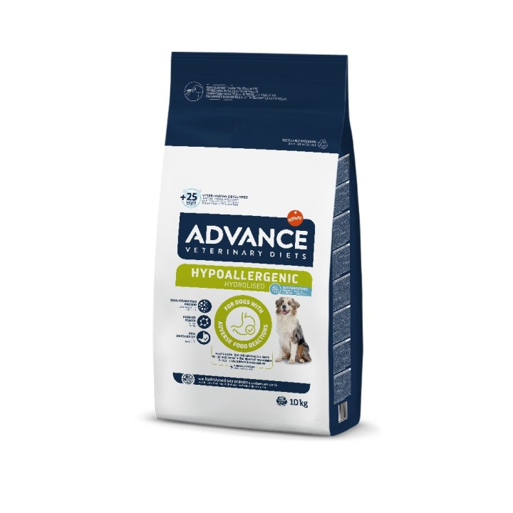 1 kg gratis! 10 kg / 12 kg Advance Veterinary Diets - Hypoallergenic (10 kg)