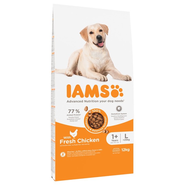 IAMS Advanced Nutrition Adult Large Dog mit Huhn - 12 kg