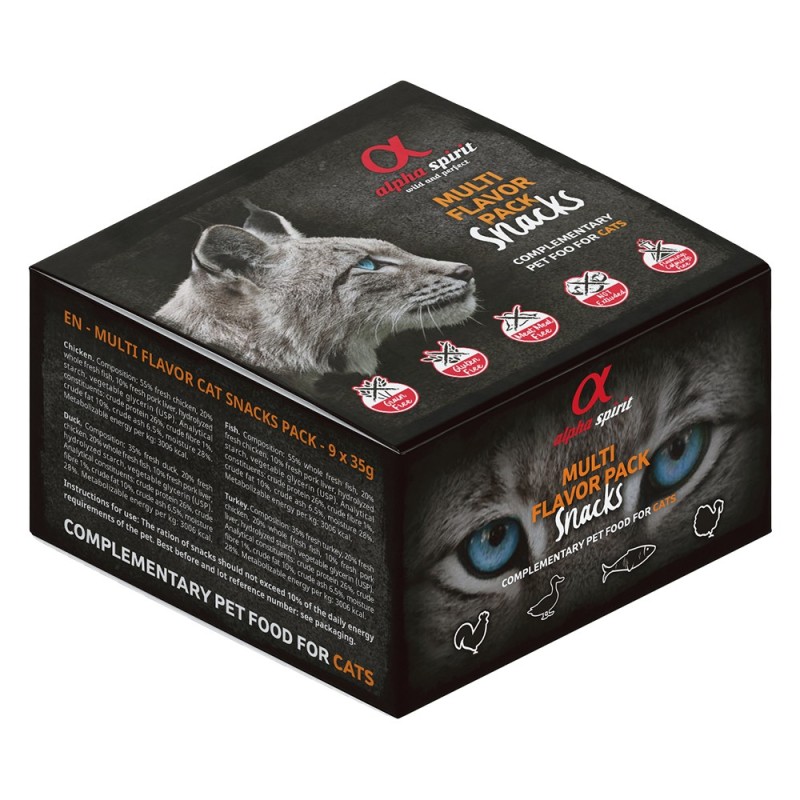 1 + 1 gratis! 2 x 315 g alpha spirit Snacks - Multi-Flavour