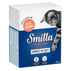 Sparpaket Smilla Tetra Häppchen 24 x 370 / 380 g - in Gelee Lachs (24 x 380 g)