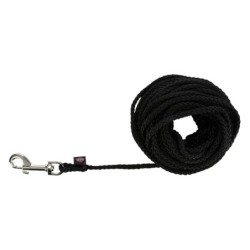 Trixie Schleppleine rund, schwarz - Größe S–M: 10 m lang, Ø 5 mm