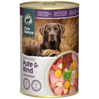 Pure Nature Adult 6 x 400 g - Pute & Rind