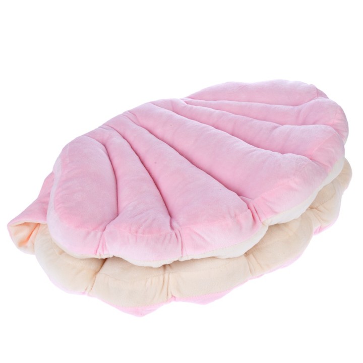 TIAKI Muschelbett für Haustiere - L 60 x B 42 x H 15 cm