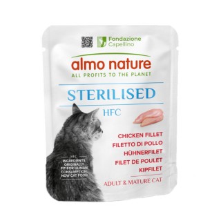 Almo Nature HFC Sterilised 6 x 50 g - Hühnerfilet