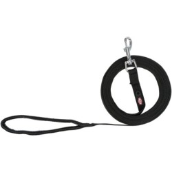 Trixie Schleppleine Baumwolle, schwarz - Größe: M-L: 5 m lang / 20 mm breit