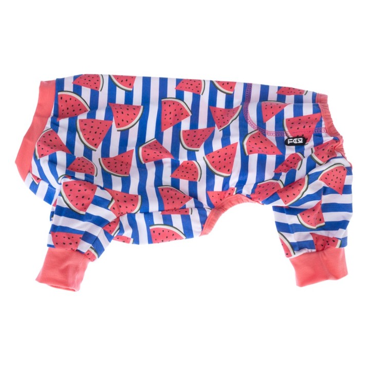 TIAKI Pet & Parent Pyjama im Partnerlook, Melone - Hundeshirt Größe S: ca. 25 cm Rückenlänge