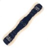 Nomad Tales Sattelgurt Kurzgurt mit Kunstfell, marineblau - 55 cm