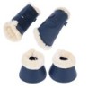 Nomad Tales Set Dressurgamaschen & Hufglocken, marineblau - Sparset: 2 Dressurgamaschen & 2 Hufglocken, Größe L