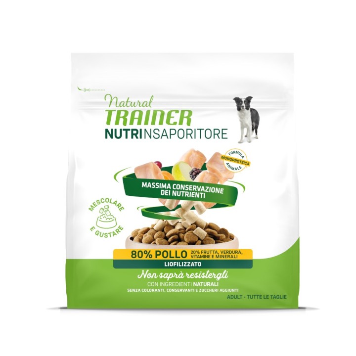 Sparpaket Natural Trainer NutrInsaporitore Gefriergetrocknete Toppers Adult 7 x 120 g - Huhn