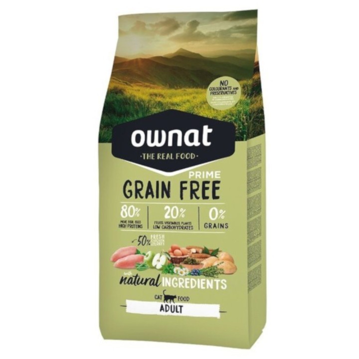 Ownat Cat Grain Free Prime Huhn - 3 kg