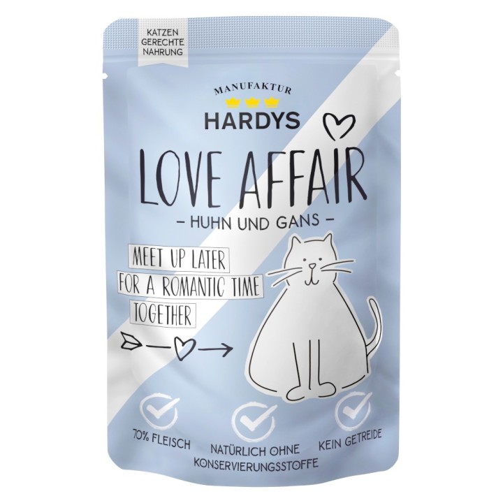 Hardys LOVE AFFAIR 12 x 100 g - Huhn & Gans