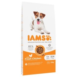 IAMS Advanced Nutrition Adult Small & Medium Dog mit Huhn - 12 kg
