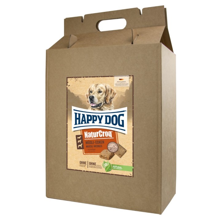 Happy Dog NaturCroq Müsli-Ecken mit Geflügel - 5 kg