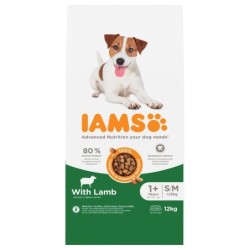 IAMS Advanced Nutrition Adult Small & Medium Dog mit Lamm - 12 kg