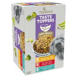 Applaws Taste Toppers 6 x 85 g - Probiermix in Brühe