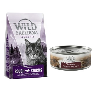 6,5 kg Wild Freedom + 6 x 70 g "Instinctive" Nassfutter gratis! - Rough Storms - Ente (Single Meat) + 6 x 70 g Ente