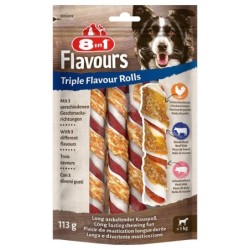 3 + 1 gratis! 4 x 8in1 Triple Flavour - 4 x 3 Stück Rolls Kaustangen