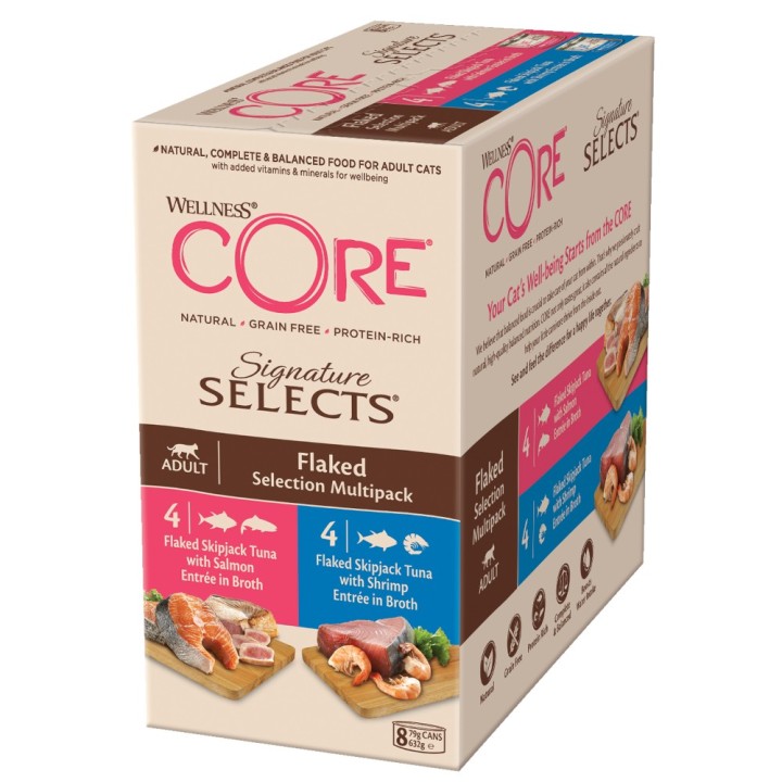 Sparpaket Wellness Core Cat Signature Selects 16 x 79 g - Auswahl in Stücken