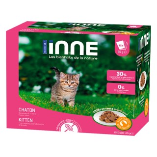 Nutrivet Inne Kitten mit Geflügel - 12 x 85 g