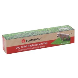 FLAMINGO Hundetoilette mit Kunstrasen - Ersatz-Rasenmatte