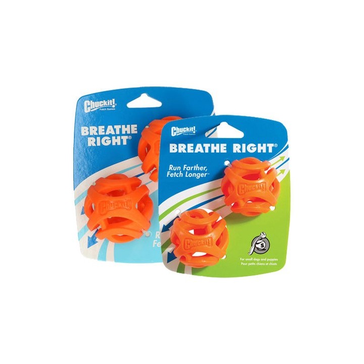 Chuckit! Breathe Right Fetch Ball - Small - 2 Stück