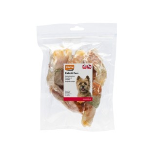 beeztees Getrocknete Kaninchenohren mit Huhn - 250 g