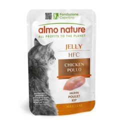 5 + 1 gratis! 6 x 55 g Almo Nature HFC Jelly Pouch  - Huhn