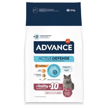 1 kg gratis! 10 kg Advance - Sterilized Senior +10 mit Huhn
