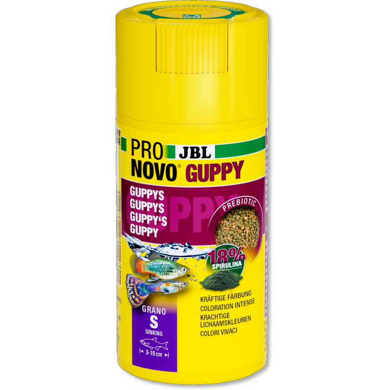 JBL PRONOVO GUPPY GRANO S - 100ml CLICK